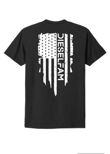 Distressed Flag T Shirt