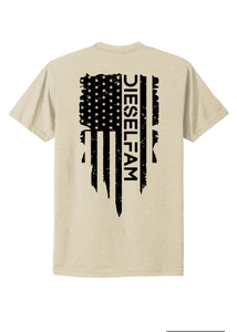 Distressed Flag T Shirt